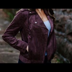 Eggplant Moto Jacket
